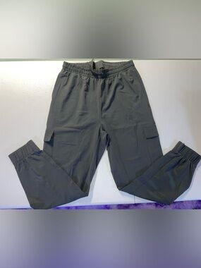 adidas Women's Charcoal Gray Cargo Track Jogger Pants